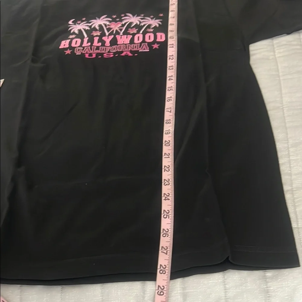 ALSTYLE classic new women’s  Black Hollywood California U.S.A Graphic Tee size M - Picture 7 of 11
